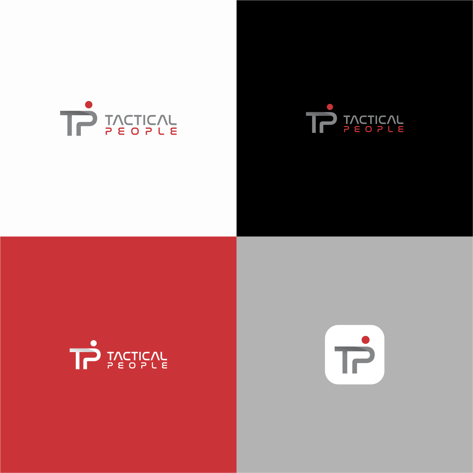 Logo Design by Jozjozan.Std™ for TACTICAL PEOPLE SRL - Milano P.IVA 03599700964 | Design #30329090