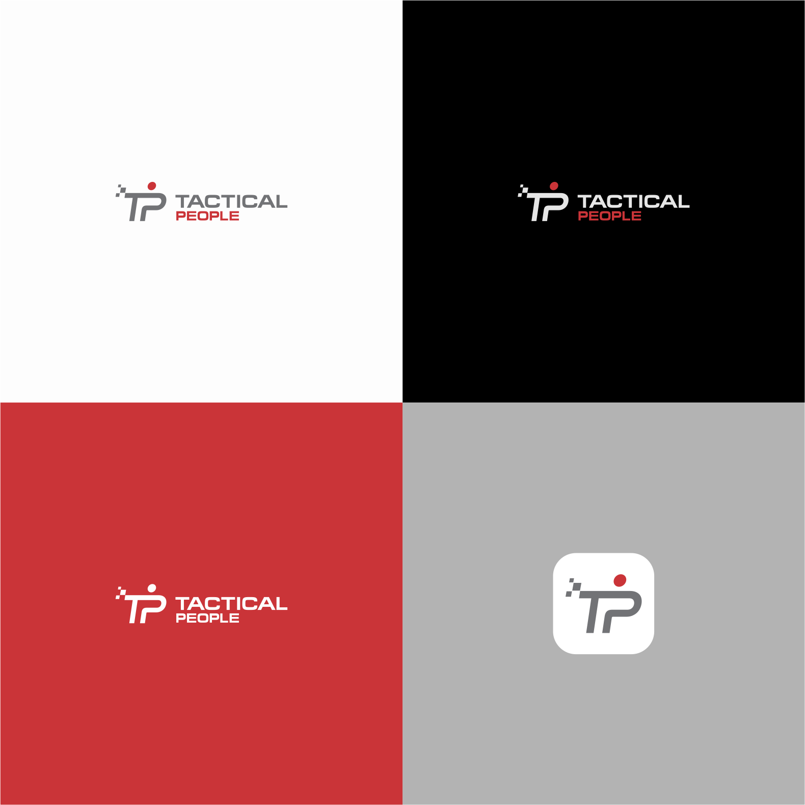 Logo Design by Jozjozan.Std™ for TACTICAL PEOPLE SRL - Milano P.IVA 03599700964 | Design #30329145
