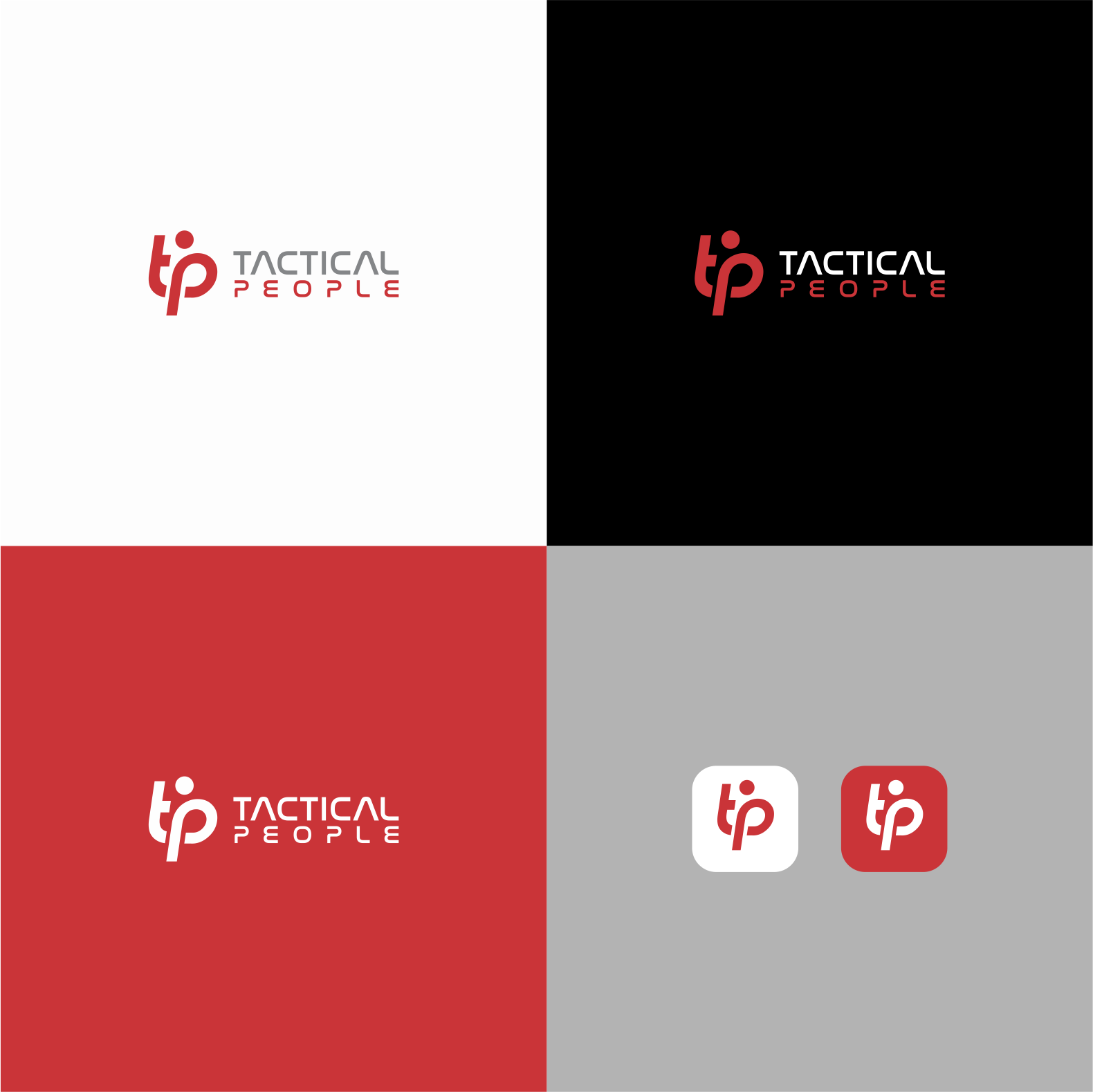 Logo Design by Jozjozan.Std™ for TACTICAL PEOPLE SRL - Milano P.IVA 03599700964 | Design #30329428
