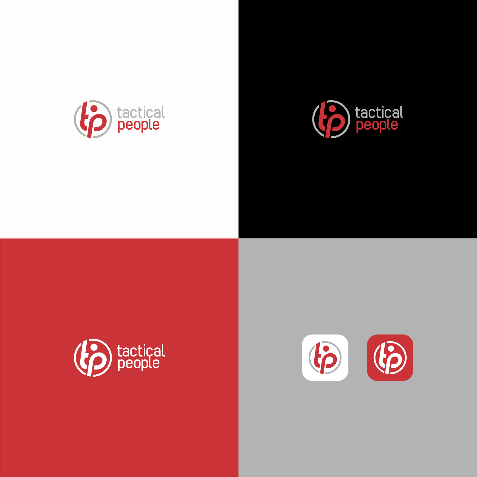 Logo Design by Jozjozan.Std™ for TACTICAL PEOPLE SRL - Milano P.IVA 03599700964 | Design #30329447