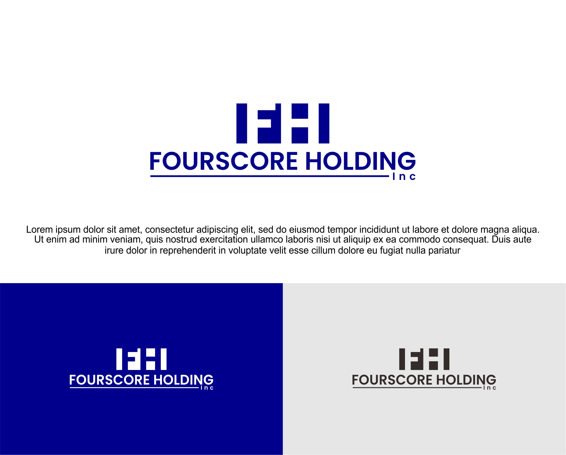 Logo Design by GI ART for Fourscore Holding Inc | Design #30363891