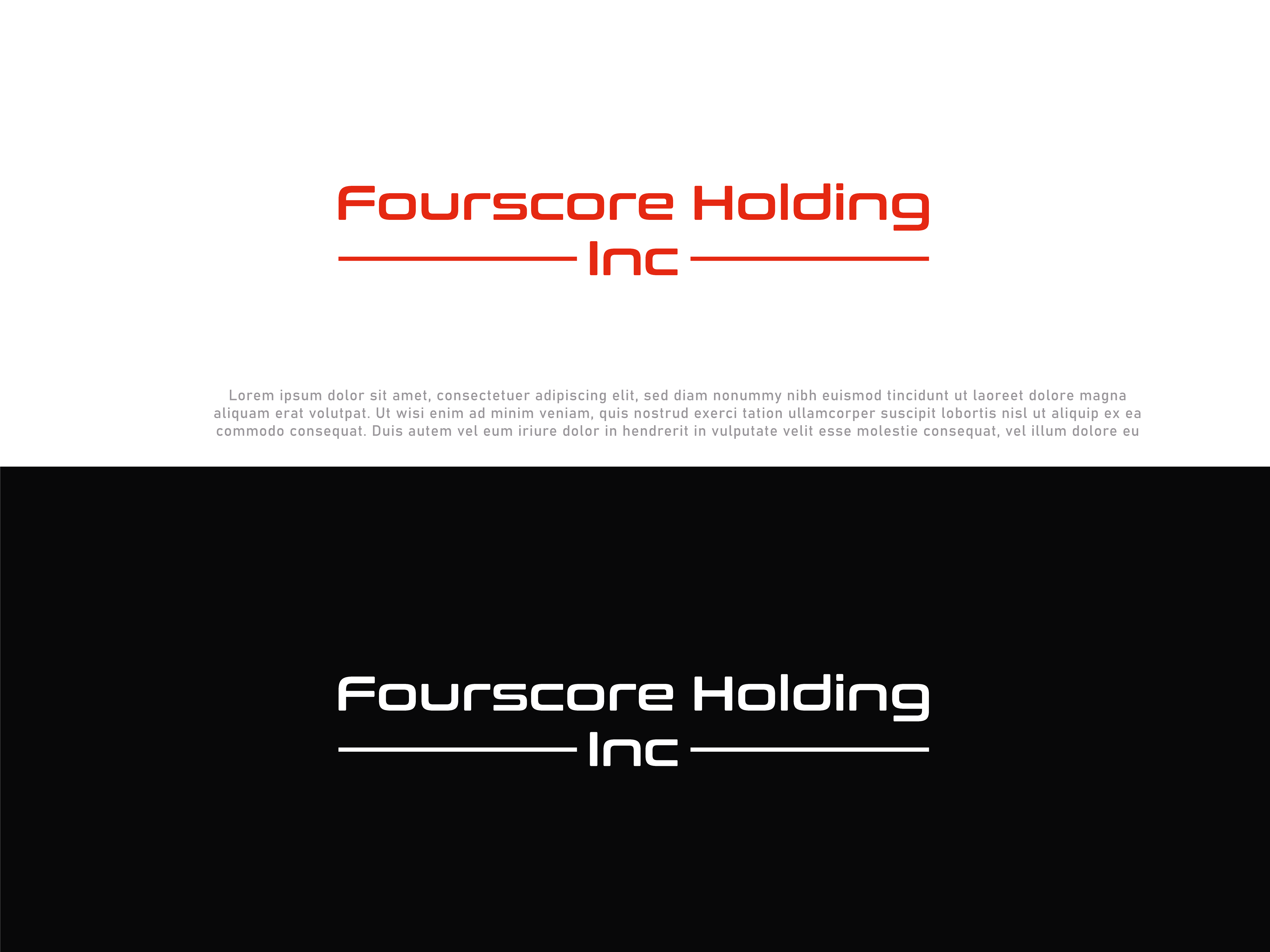 Logo Design by 99 Art.. for Fourscore Holding Inc | Design #30341120