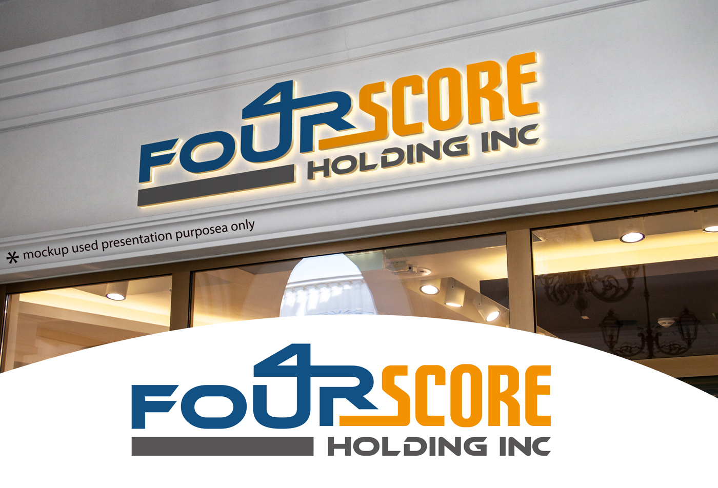 Logo Design by Rubia@ for Fourscore Holding Inc | Design #30334880