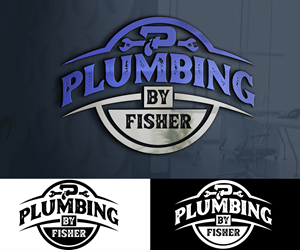 Logo Design by 24ksunny for Plumbing By Fisher, Inc. | Design: #30328047
