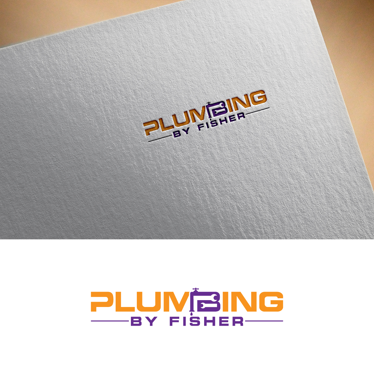Logo Design by Rasu raj for Plumbing By Fisher, Inc. | Design #30336397