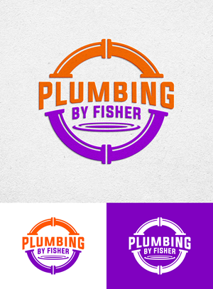 Logo Design by loveqis for Plumbing By Fisher, Inc. | Design: #30328447
