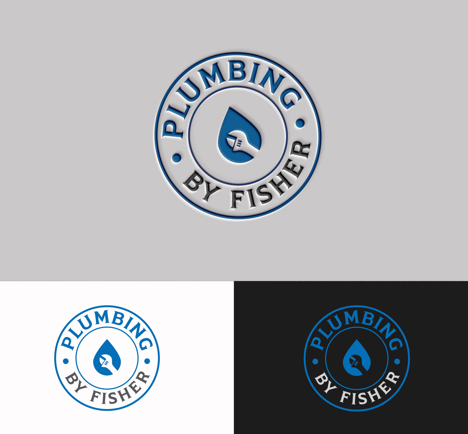 Logo Design by M Art & Design for Plumbing By Fisher, Inc. | Design #30328705