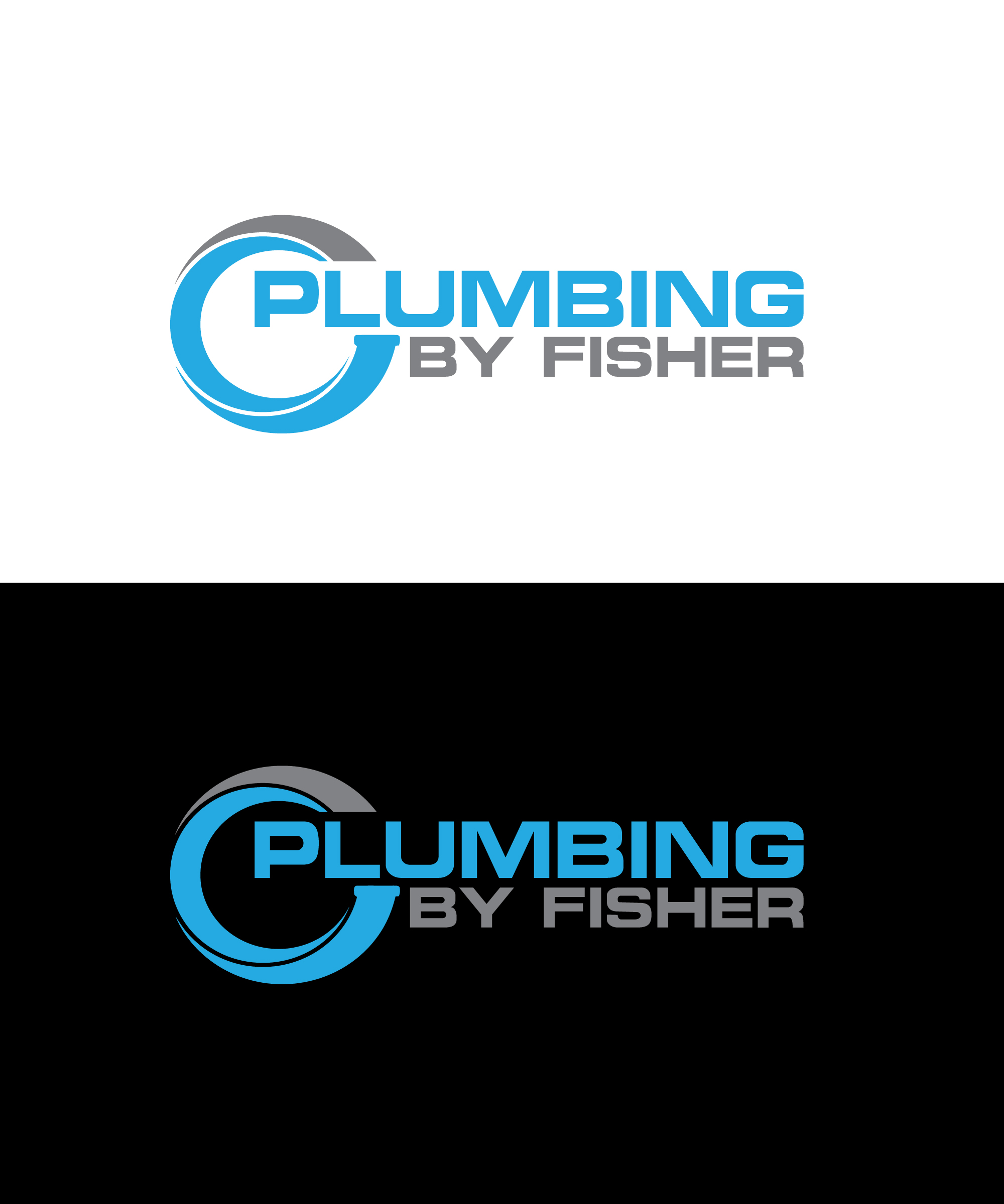 Logo Design by MHP Graphics House for Plumbing By Fisher, Inc. | Design #30330261