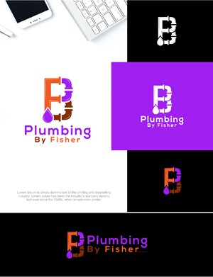Logo-Design von Deziners Zone für Plumbing By Fisher, Inc. | Design: #30329778