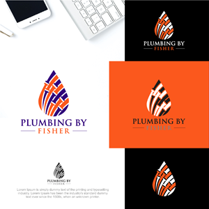 Logo-Design von Deziners Zone für Plumbing By Fisher, Inc. | Design: #30329779