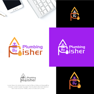 Logo-Design von Deziners Zone für Plumbing By Fisher, Inc. | Design: #30329780