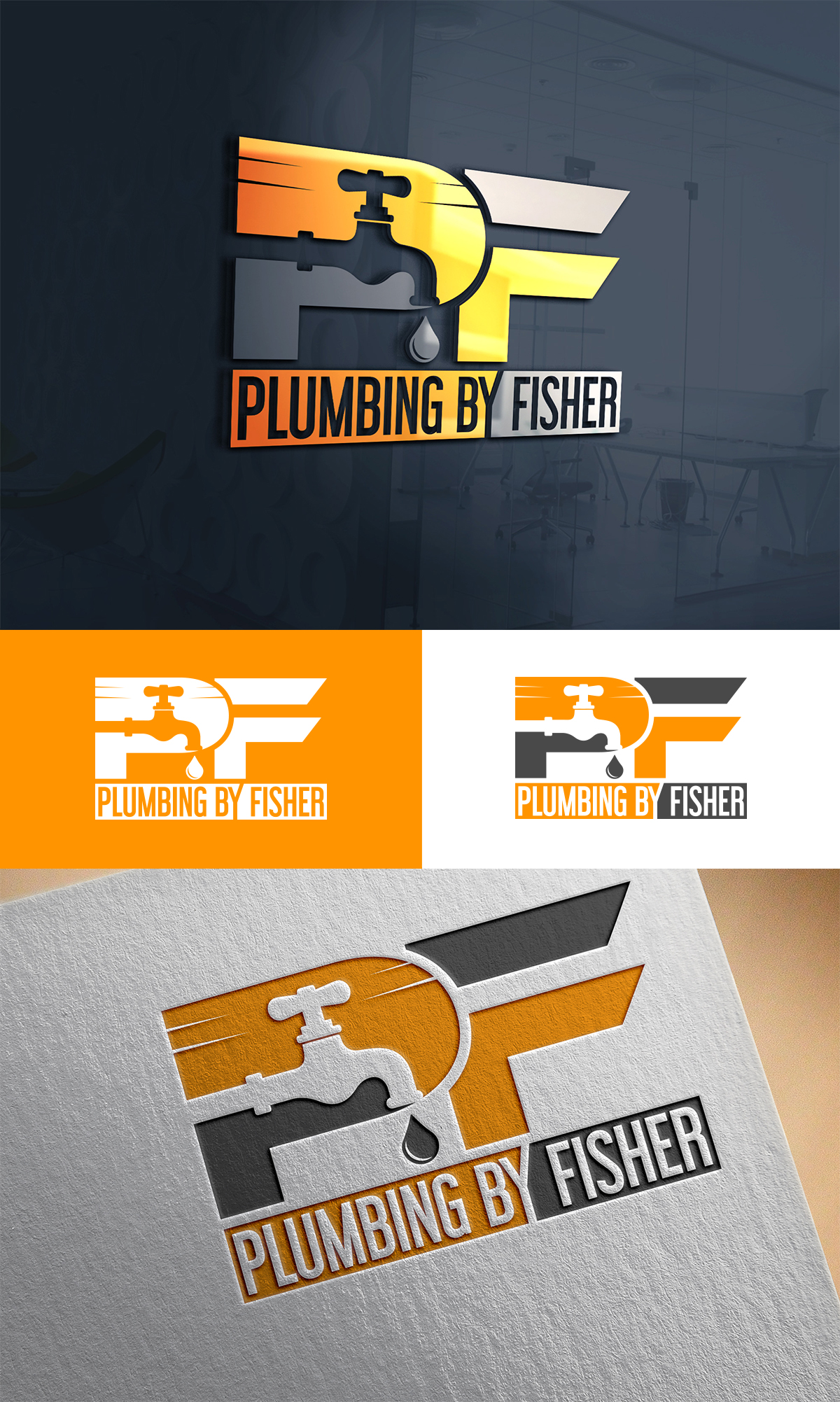 Logo-Design von Imran_me für Plumbing By Fisher, Inc. | Design #30331054