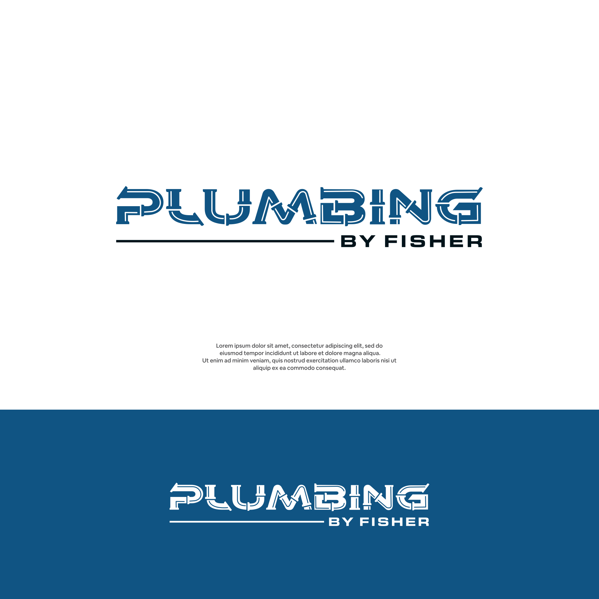 Diseño de Logo por DesignFirst para Plumbing By Fisher, Inc. | Diseño #30328961