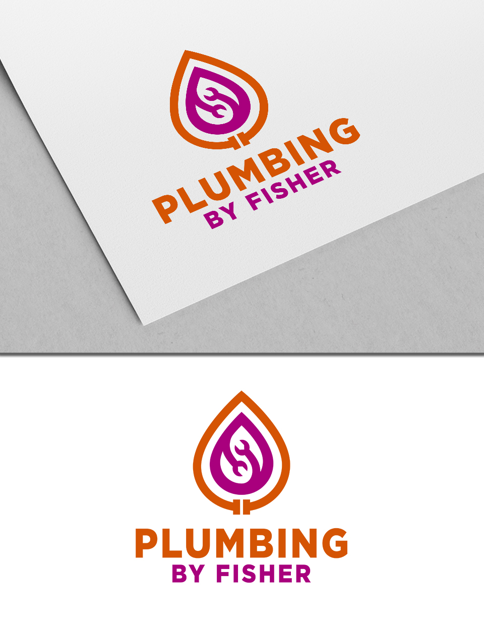 Logo Design by WODEXZ for Plumbing By Fisher, Inc. | Design #30368739
