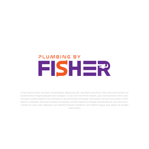 Logo Design by Abdul 20 for Plumbing By Fisher, Inc. | Design: #30328490