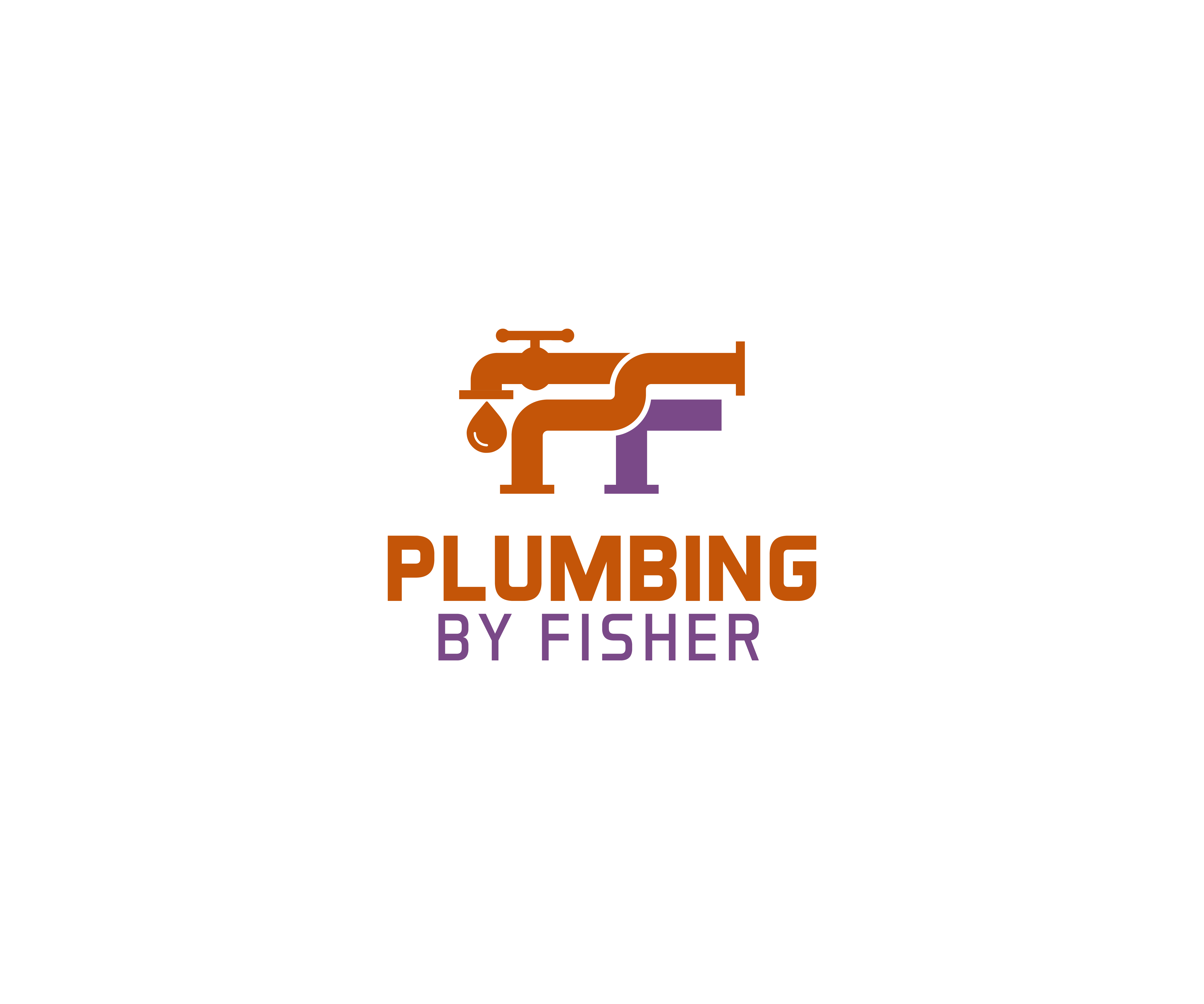 Logo Design by Abyan Shaqeel for Plumbing By Fisher, Inc. | Design #30364006