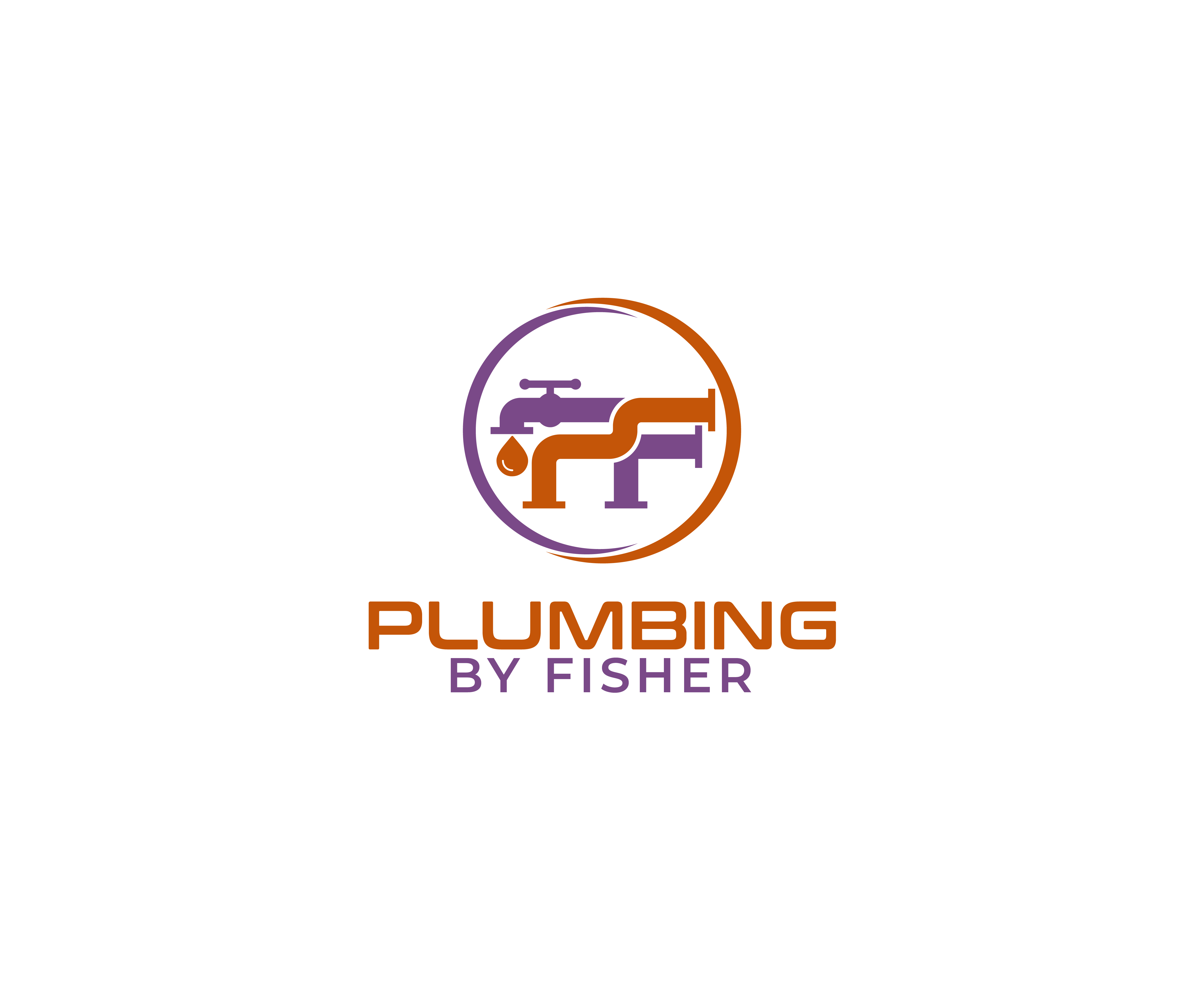 Logo Design by Abyan Shaqeel for Plumbing By Fisher, Inc. | Design #30364151