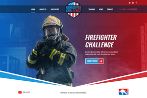 Wordpress Design by MAHABA for First Responder Institute | Design: #30330004
