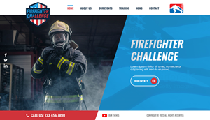Wordpress Design by MAHABA for First Responder Institute | Design: #30341386