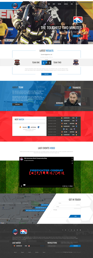 Wordpress Design by M79 for First Responder Institute | Design: #30363048