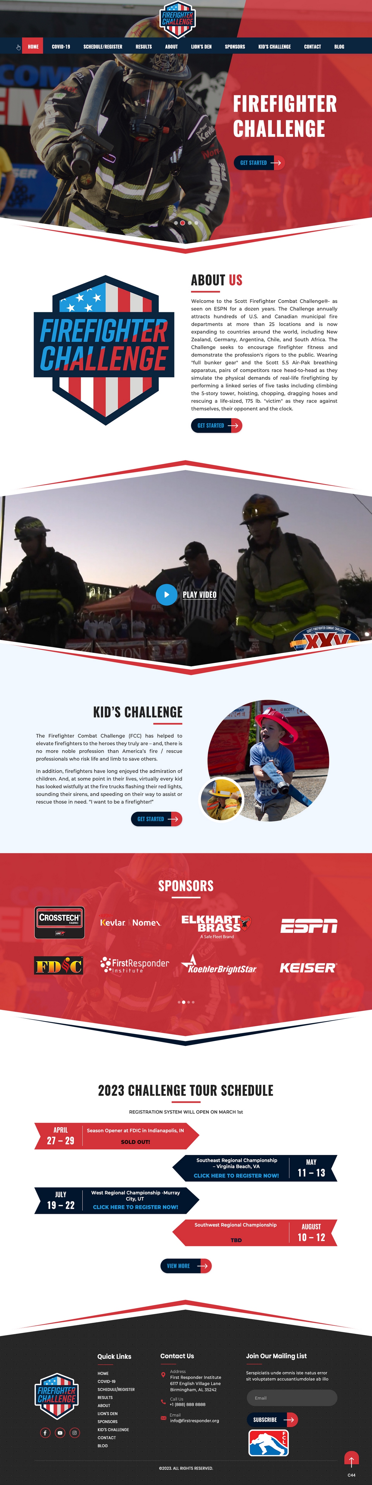 WordPress-Design von pb für First Responder Institute | Design #30331993