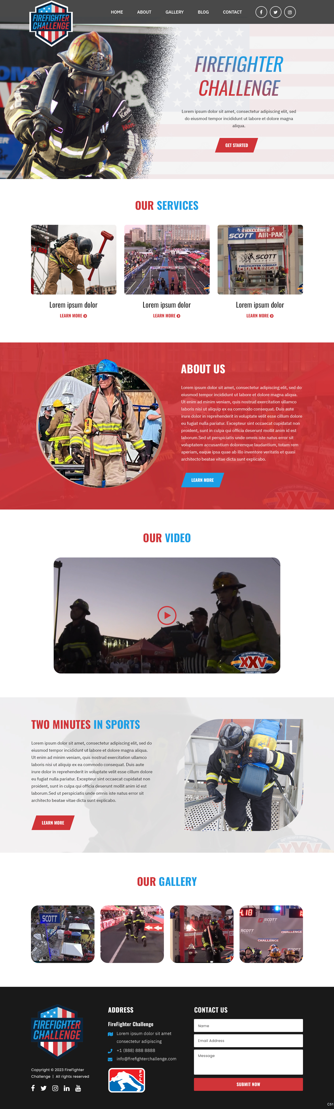Wordpress Design by pb for First Responder Institute | Design #30332004