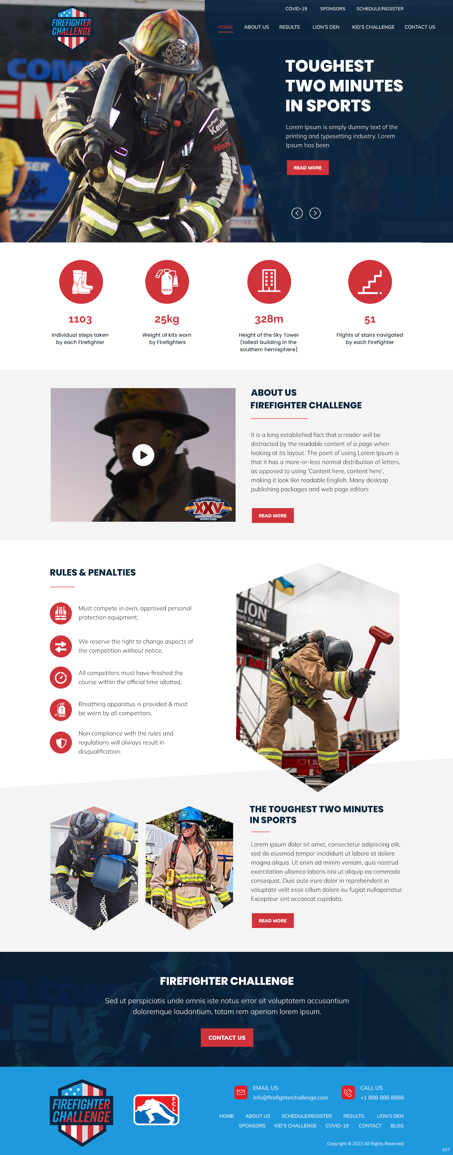 Design Wordpress par pb pour First Responder Institute | Design #30332007