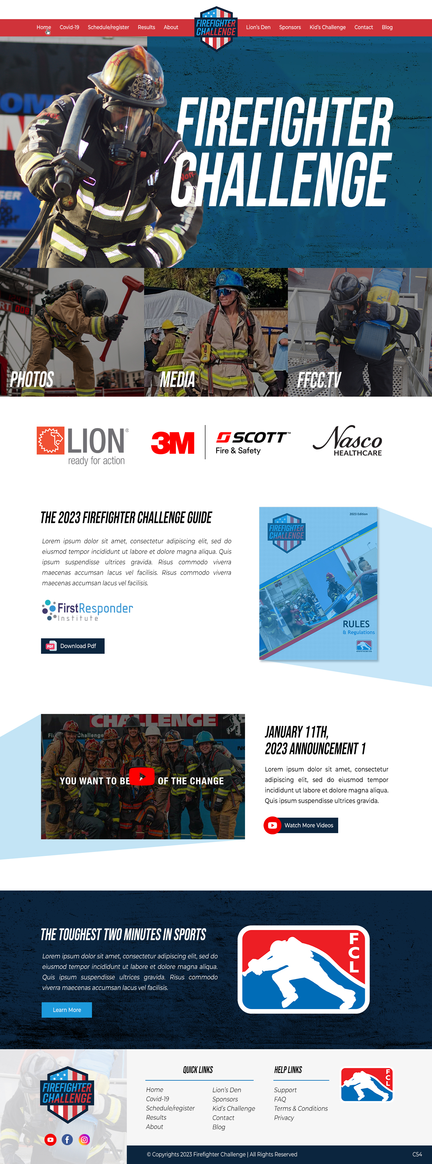 Wordpress Design by pb for First Responder Institute | Design #30337609