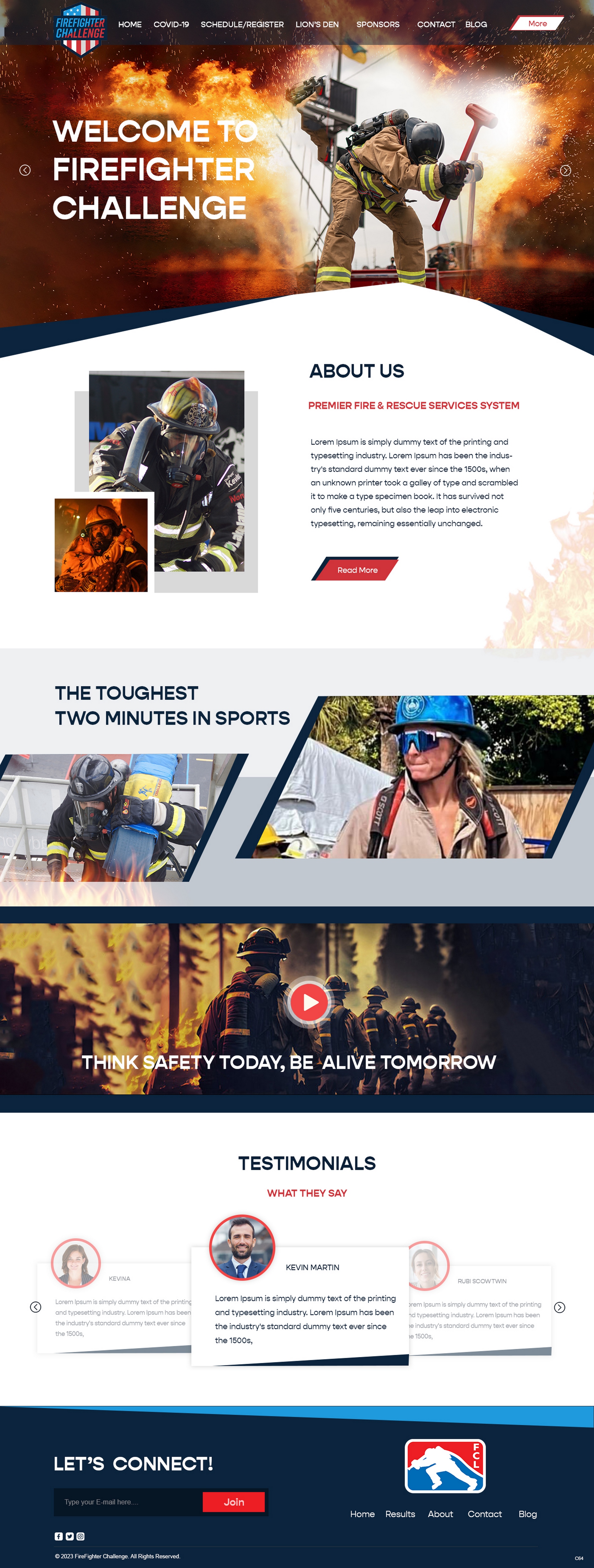 Wordpress Design by pb for First Responder Institute | Design #30337611
