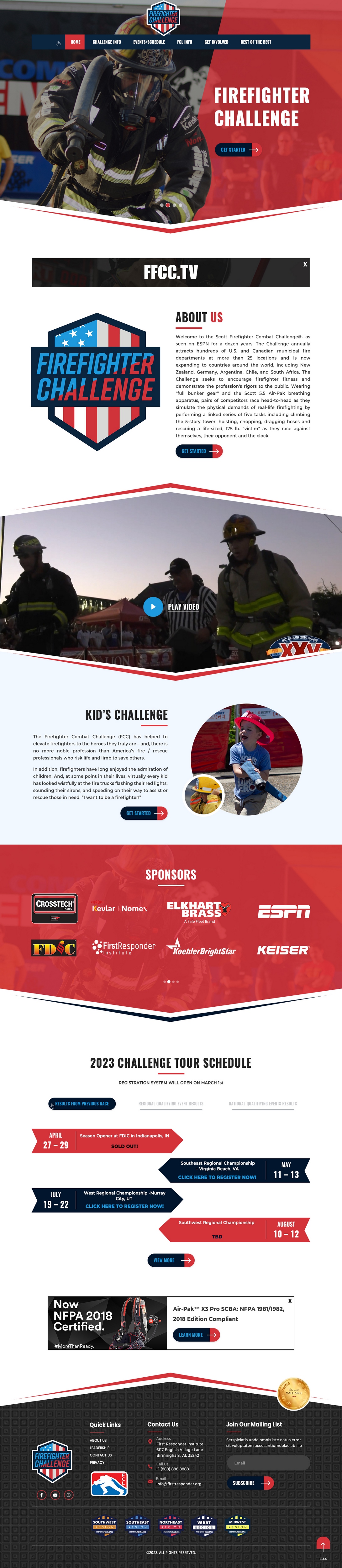 Wordpress Design by pb for First Responder Institute | Design #30356518