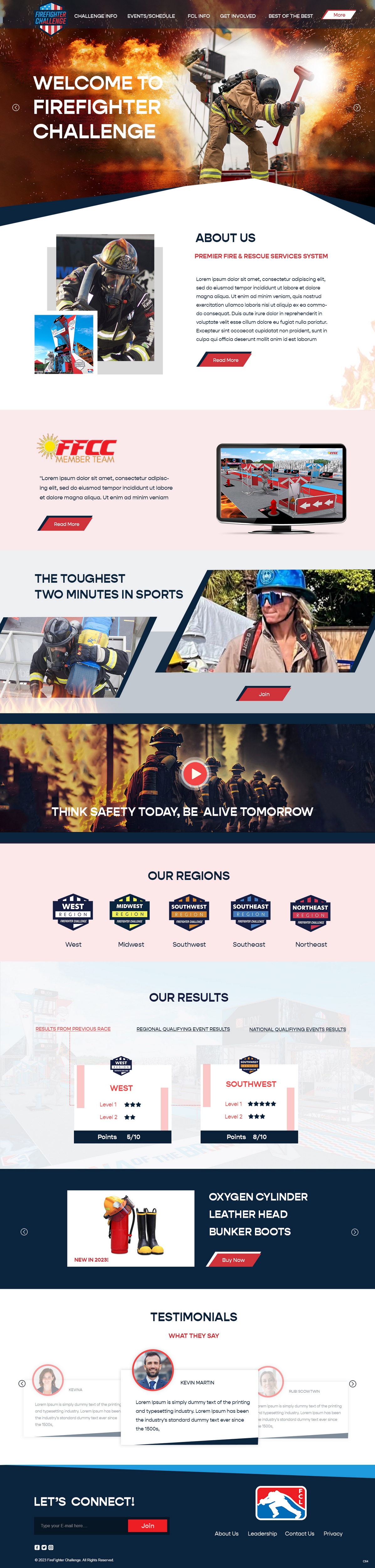 Wordpress Design by pb for First Responder Institute | Design #30356519