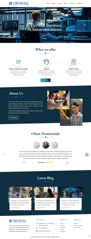 Web Design by pb for ONEELEVEN | Design #30337622