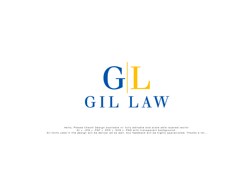 Logo Design by Cliping_path for Gil Law  | Design #30335113