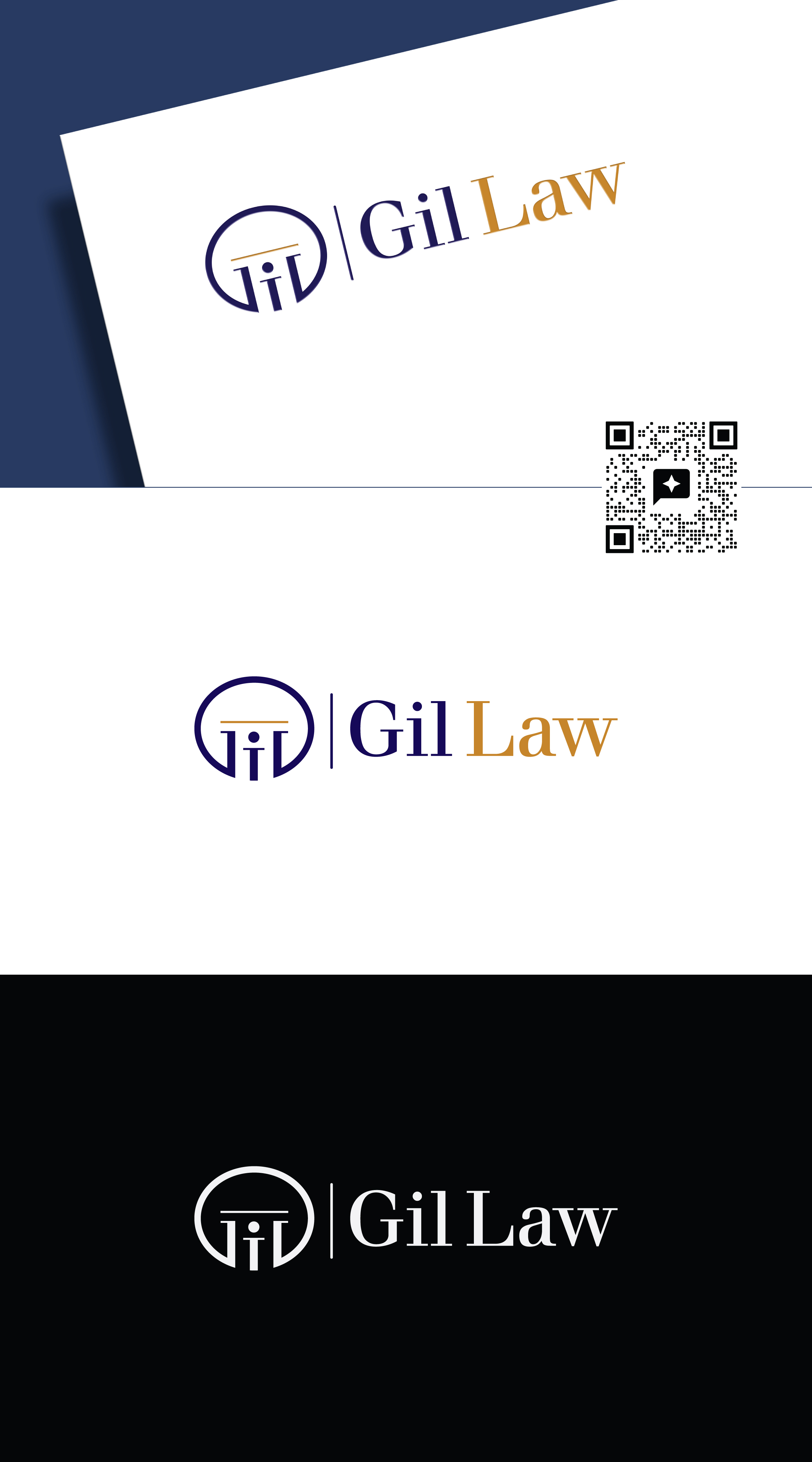 Logo Design by Ellon for Gil Law  | Design #30355430