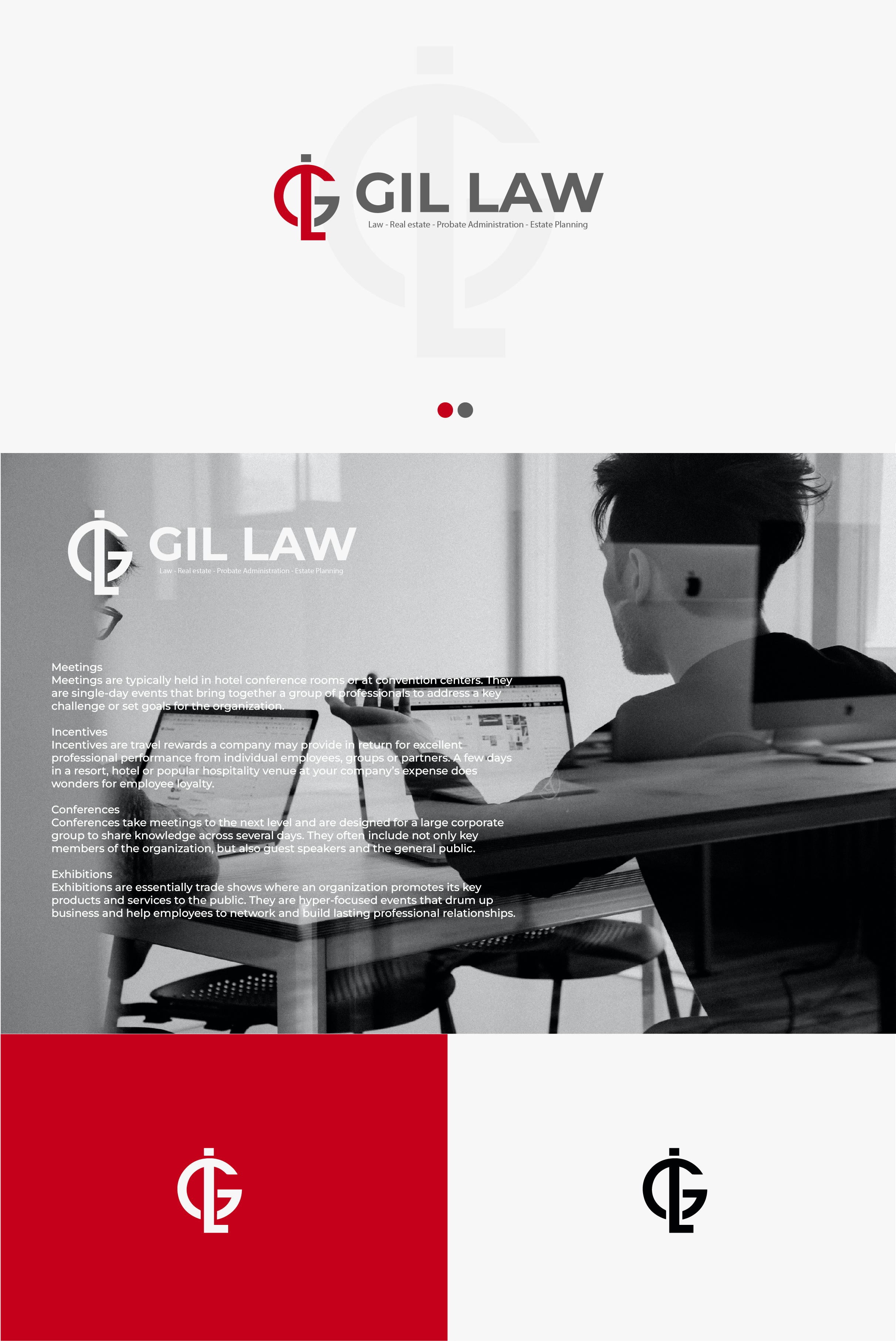 Logo Design by miloje1207 for Gil Law  | Design #30336594