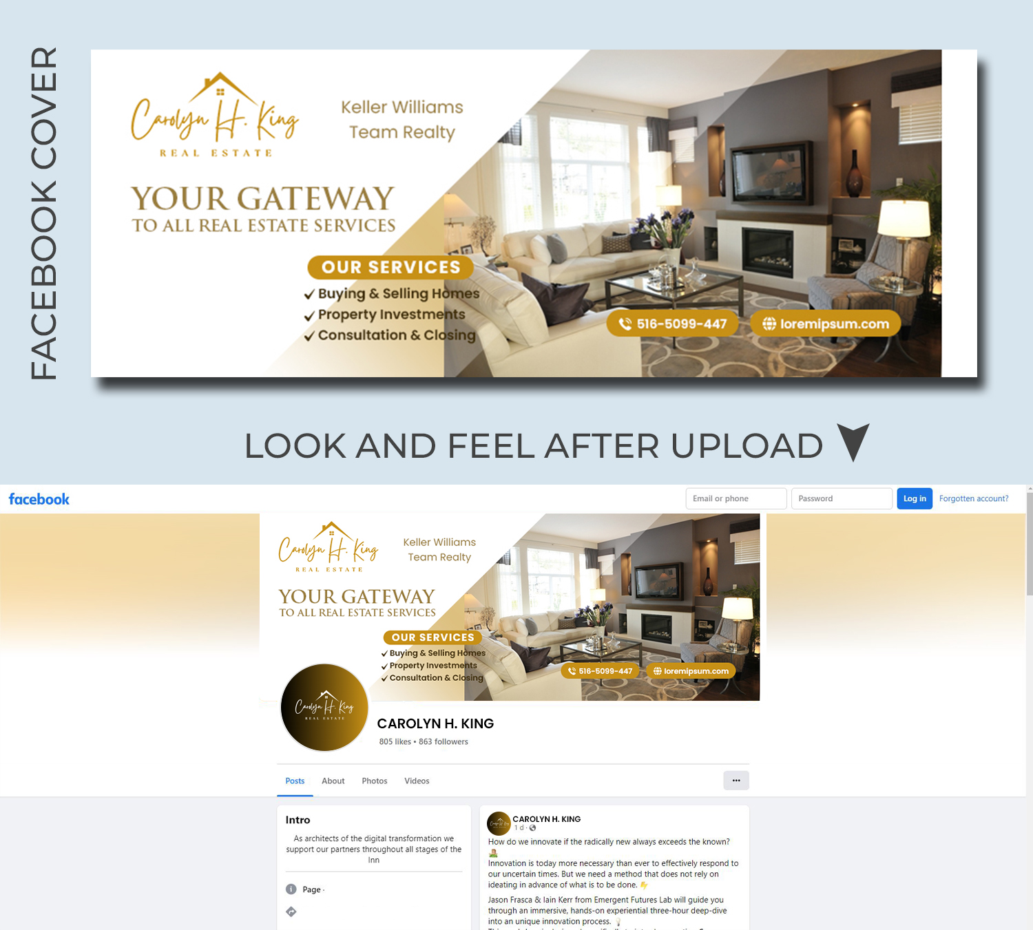 Facebook Design by TSU Creations for this project | Design #30340964