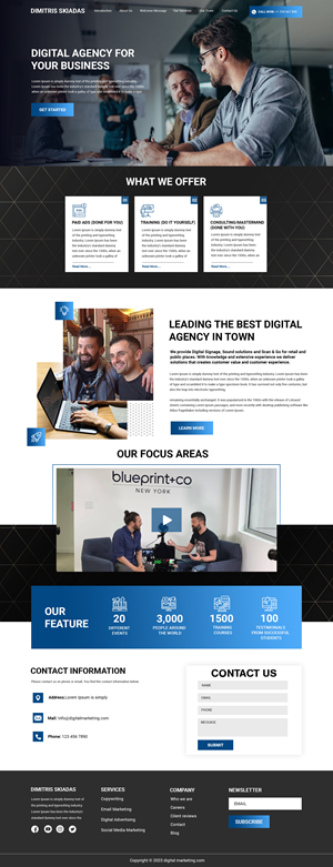 Web Design by creative.bugs for 20 Digital Playroom limited | Design: #30346174