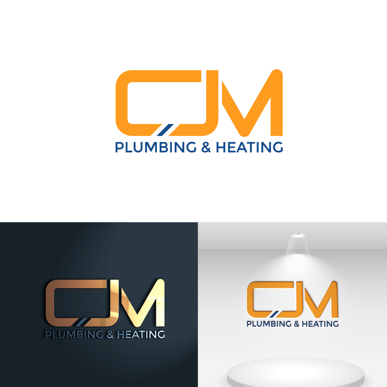 Diseño de Logo por SalbaArt para CJM Plumbing & Heating | Diseño #30341376