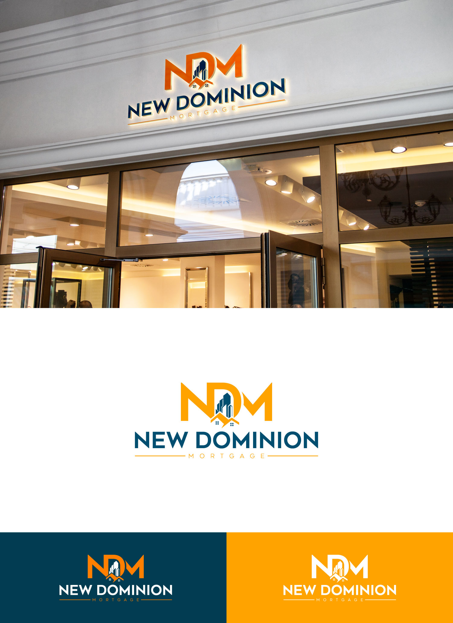 Logo-Design von AyaanArt für New Dominion Mortgage | Design #30339277