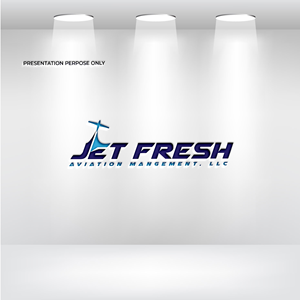 Logo Design by RS_Design for Jet Fresh Aviation Management, LLC.  | Design: #30352715