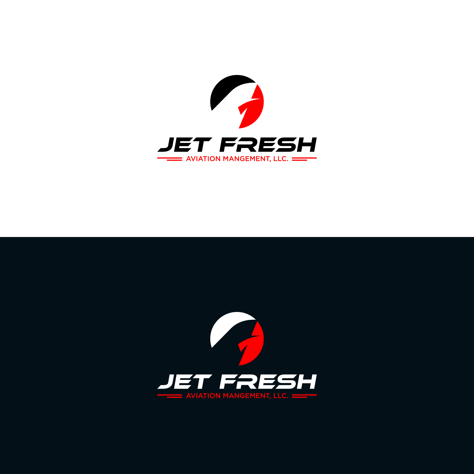 Logo-Design von 27studioArt für Jet Fresh Aviation Management, LLC.  | Design #30364450