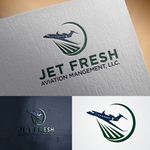 Logo Design by ngibad for Jet Fresh Aviation Management, LLC.  | Design: #30358541