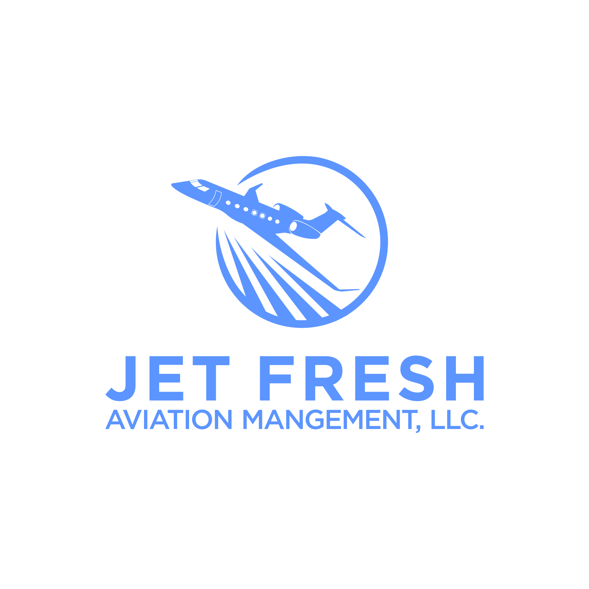 Logo Design by ngibad for Jet Fresh Aviation Management, LLC.  | Design #30358818