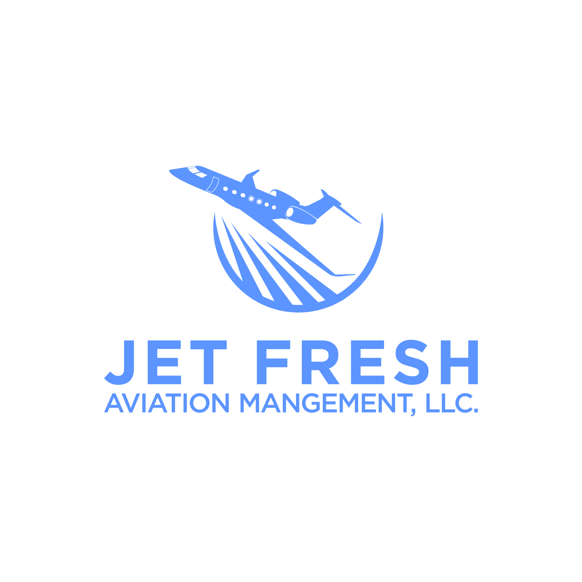 Logo Design by ngibad for Jet Fresh Aviation Management, LLC.  | Design #30358820