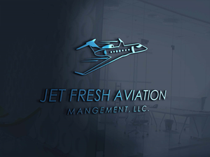 Logo Design by ngibad for Jet Fresh Aviation Management, LLC.  | Design: #30364711