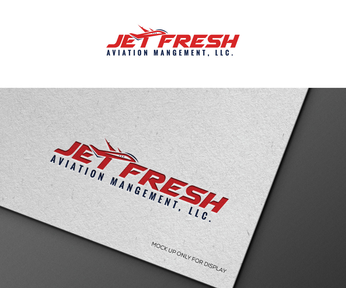 Logo Design by Srk pix!14 for Jet Fresh Aviation Management, LLC.  | Design #30358708