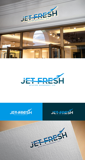 Logo Design by AyaanArt for Jet Fresh Aviation Management, LLC.  | Design: #30340101