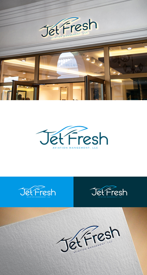 Logo Design by AyaanArt for Jet Fresh Aviation Management, LLC.  | Design: #30340102