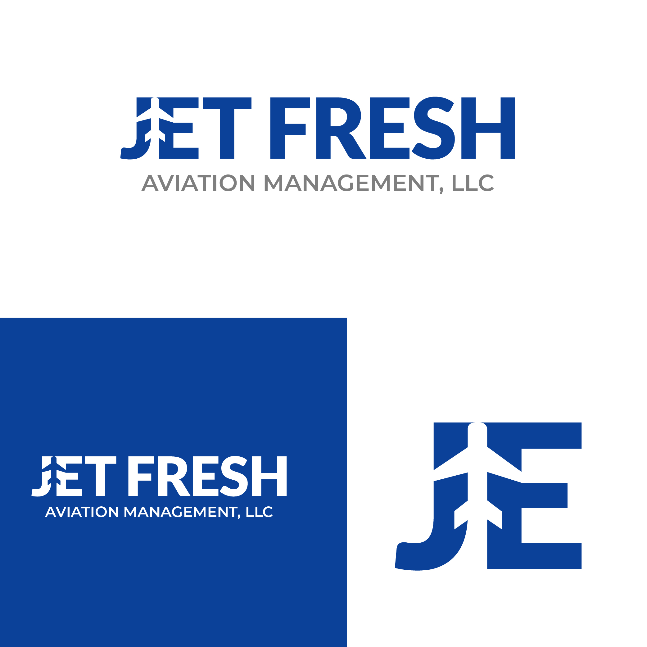 Logo Design by Graphixpointt for Jet Fresh Aviation Management, LLC.  | Design #30347576