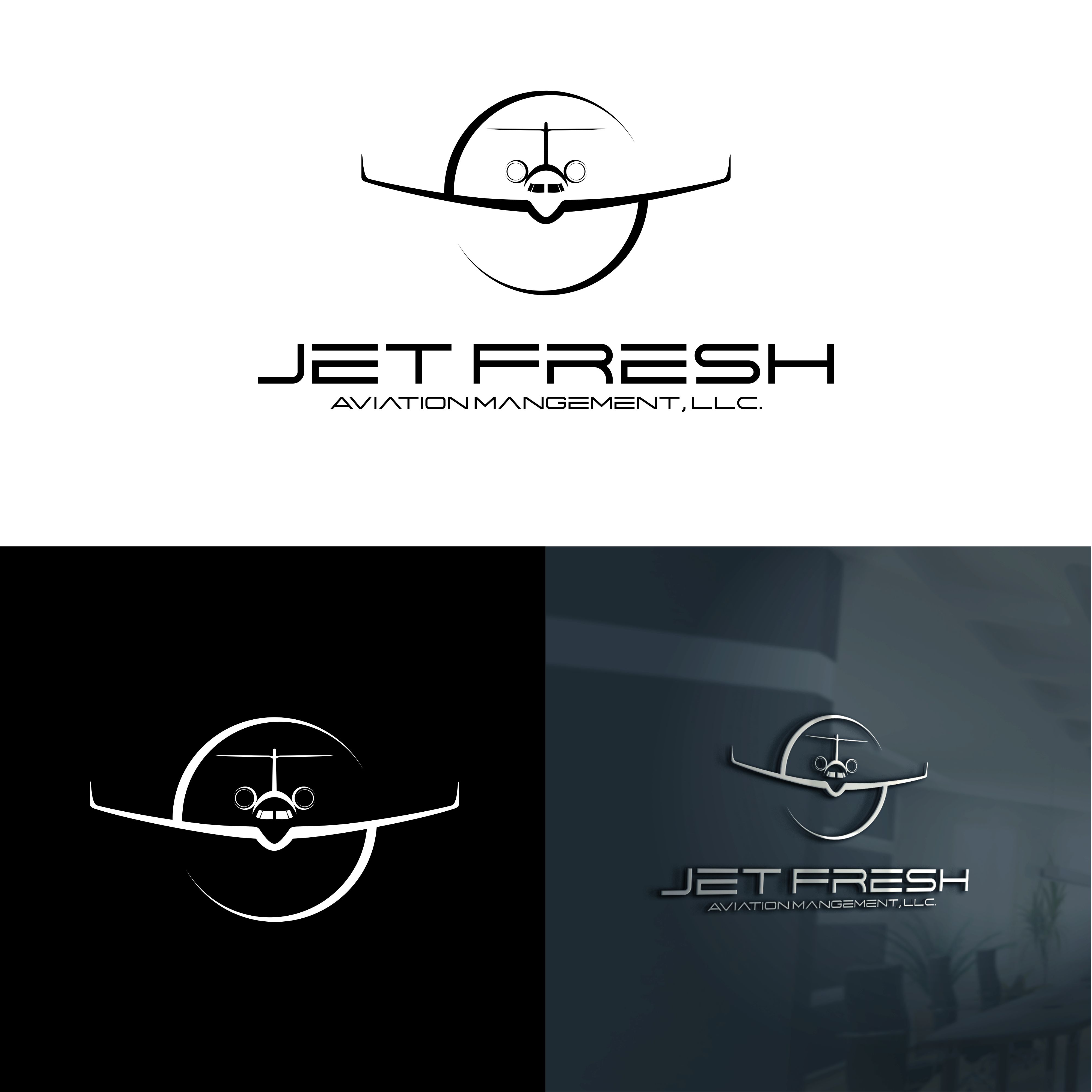 Logo Design by Kusumai for Jet Fresh Aviation Management, LLC.  | Design: #30362690